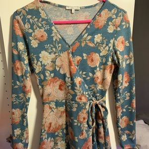 Blue Floral Dress
